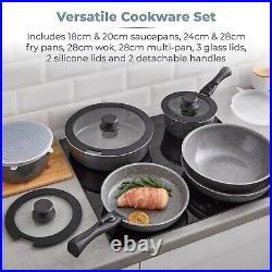 Tower Freedom Cerastone 13 Piece Cookware & Pan Set 10 Year Guarantee T900140