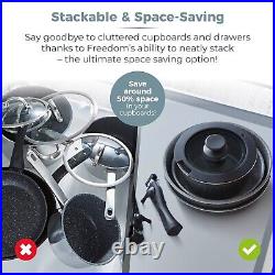 Tower Freedom Cerastone 13 Piece Cookware & Pan Set 10 Year Guarantee T900140