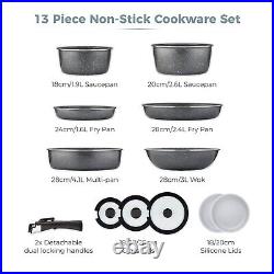 Tower Freedom Cerastone 13 Piece Cookware & Pan Set 10 Year Guarantee T900140