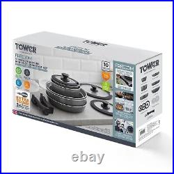 Tower Freedom Cerastone 13 Piece Cookware & Pan Set 10 Year Guarantee T900140