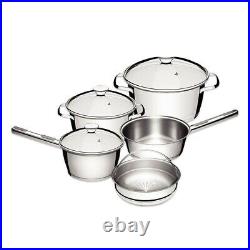 Tramontina Allegra 5pc Cookware Set Saucepan Frying Pan Steamer INDUCTION