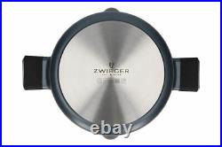 ZWIEGER Vesna a set of 5 pots with lids and aluminum pans