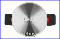 Zwieger Kompact An Innovative Set Of Pots 6 Pcs Cookware Set With Glass Lids Pot