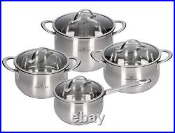 Zwieger Practi Plus Set Of Pots 8 Pcs Cookware Stockpot Stewpots Glass Lids Pot